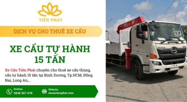 thue xe cau tu hanh 15 tan
