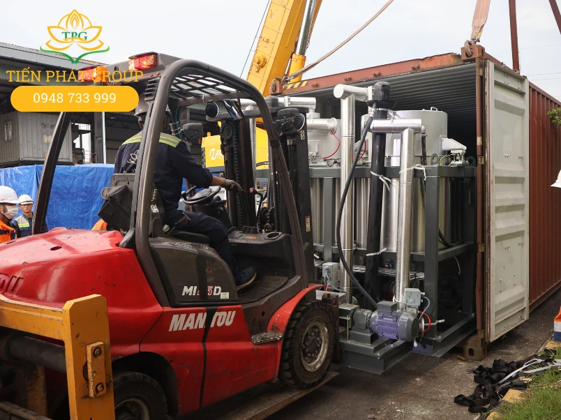 Quy trinh rut hang va dong hang vao container tai Tien Phat gom 5 buoc nhanh chong va chuyen nghiep