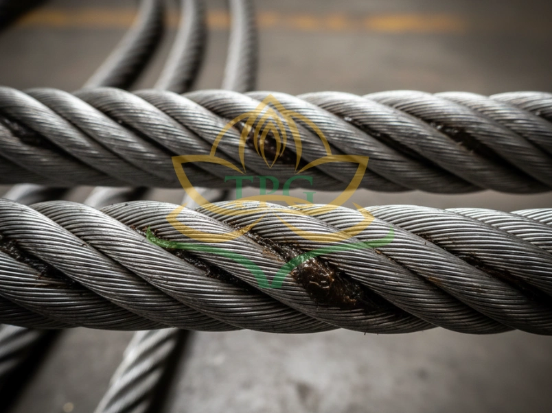 Cau tao cap thep gom loi trung tam, cac tao cap va cac soi thep don le