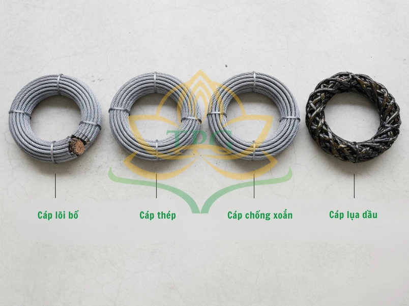 Phan loai cap thep theo cau tao loi va tinh nang xoan bao gom loi bo va loi thep