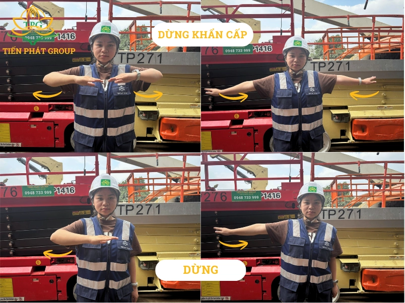 Tin hieu tay cau dung va dung khan cap