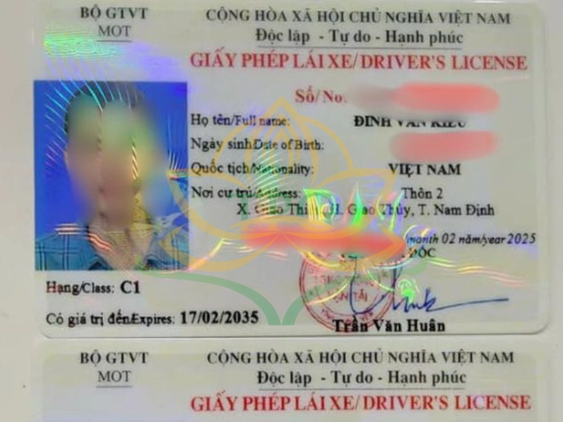 Bang C1 duoc phep dieu khien o to tai, xe o to chuyen dung co tai trong tu 3.500 kg den duoi 7.500 kg