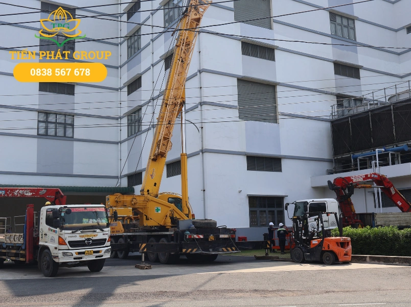 Cho thue xe cau trong xay dung tu Tien Phat Group