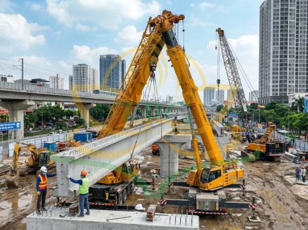 Ung dung xe cau trong xay dung theo tung giai doan