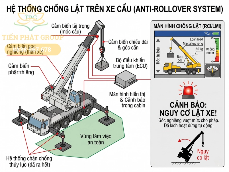 He thong chong lat tren xe cau la gi & Hoat dong nhu the nao